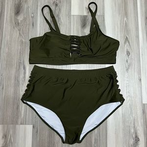 Olive green 2PC